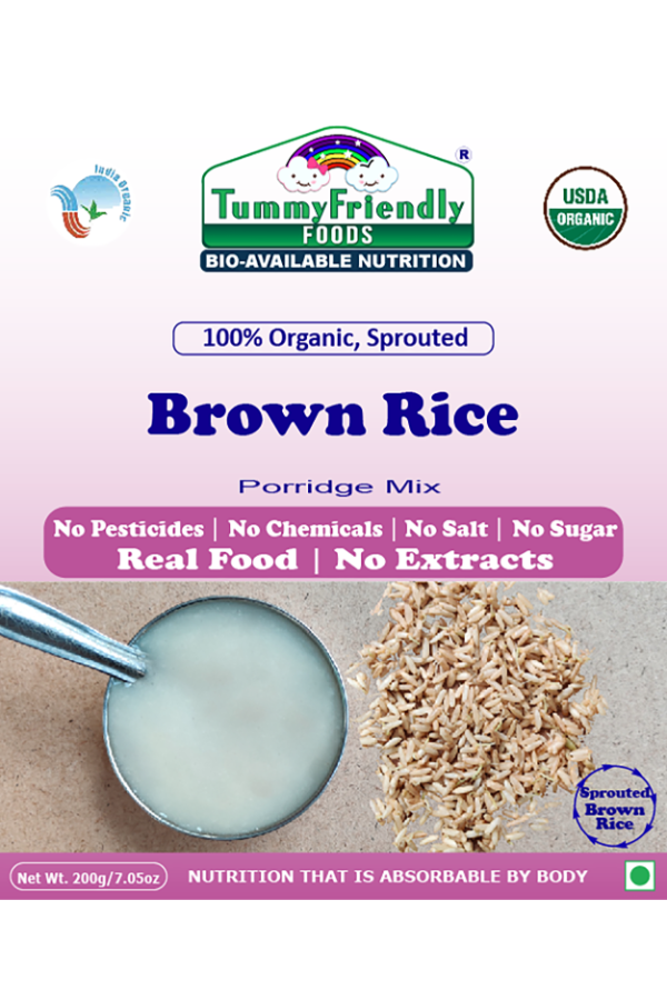 Sprouted Brown Rice Porridge Mix