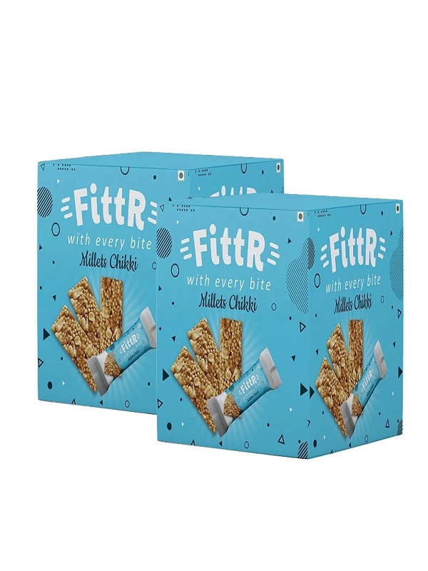 Millets Chikkis (Pack Of 2 Boxes, Each Box - 20 Bars, Each Bar 20 Gms)