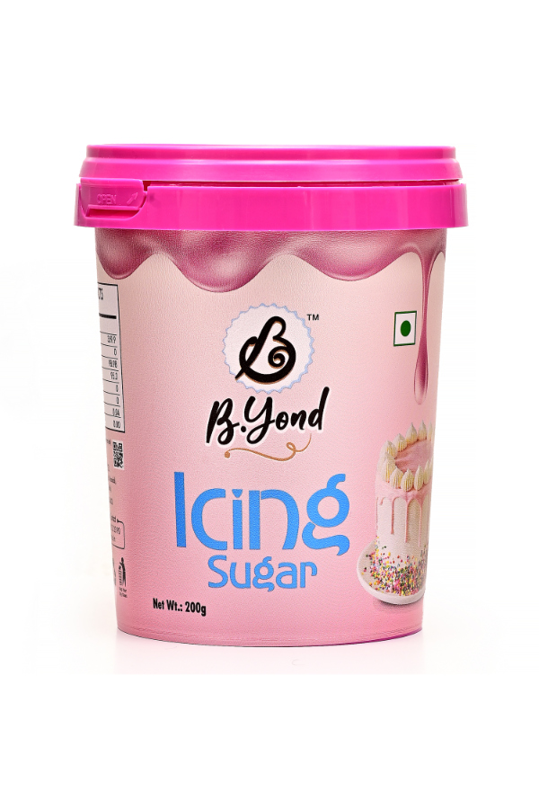 Byond Icing Sugar, 200 g, For Frosting, Baking, Glazing, Cake Decoration, etc