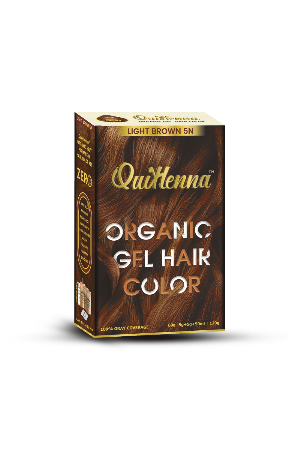 Damage Free Organic Gel Hair colour - 5N Light Brown