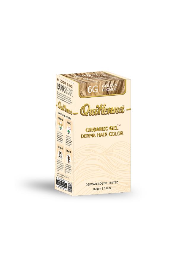 Derma Gel Hair color- 6G Golden Blonde m