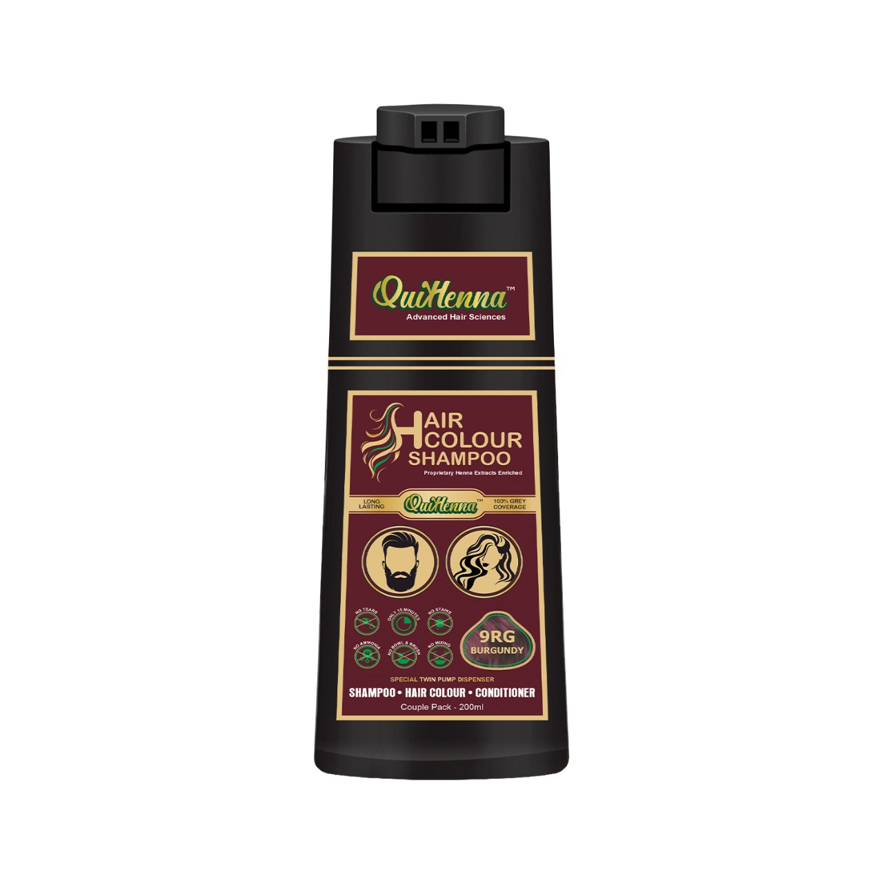 Hair Colour Shampoo- 9RG Burgundy 400ml