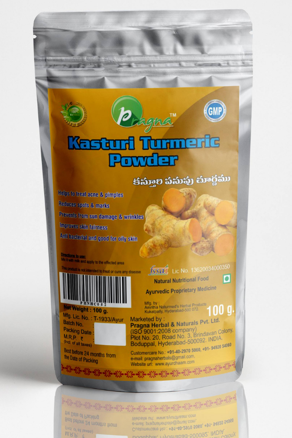 Kasthuri pasupu Powder  pack of 2