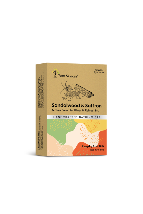 SANDALWOOD & SAFFRON HANDCRAFT BATHING SOAP