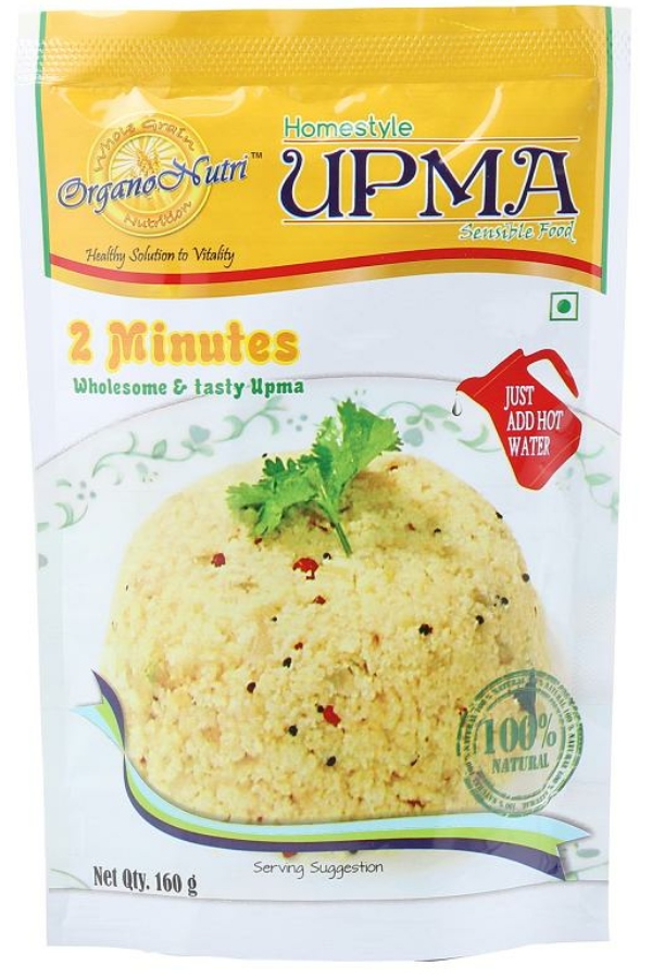 OrganoNutri Delicious and Tasty Homestyle Upma Mix -5 Packs/800 g