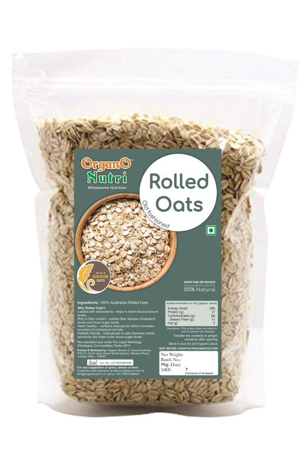 OrganoNutri Gluten-Free Rolled Oats (3 Kg)