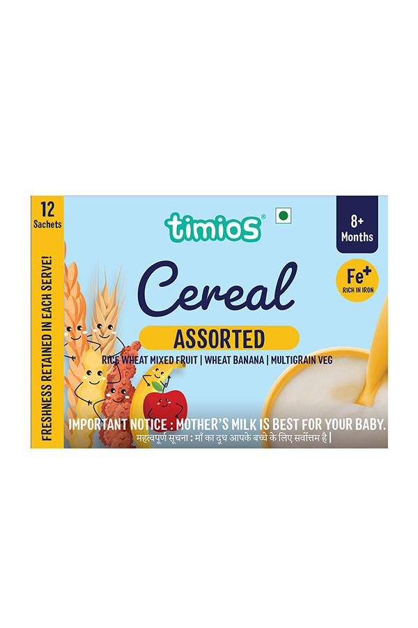 Baby Cereal-From 8+Months Assorted Pack| Instant and Healthy Food For Babies|300gm