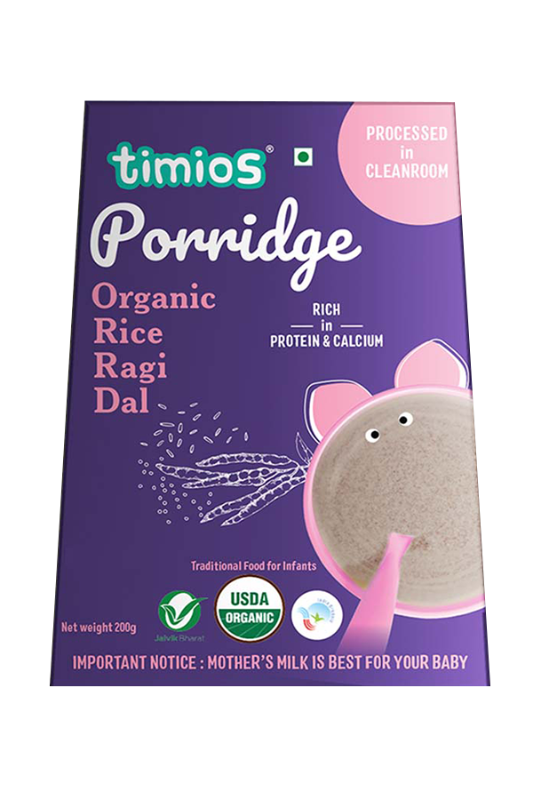 Organic Rice, Ragi & Dal Porridge| Healthy and Nutritious|400g(Pack of 2)