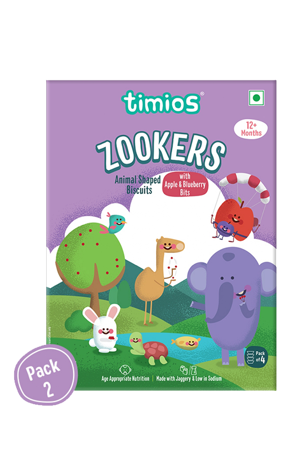 Zookers Mix Flavours | Kids Snacks | Baby Snacks for 12+ Months | Nutritious & 100% Natural A