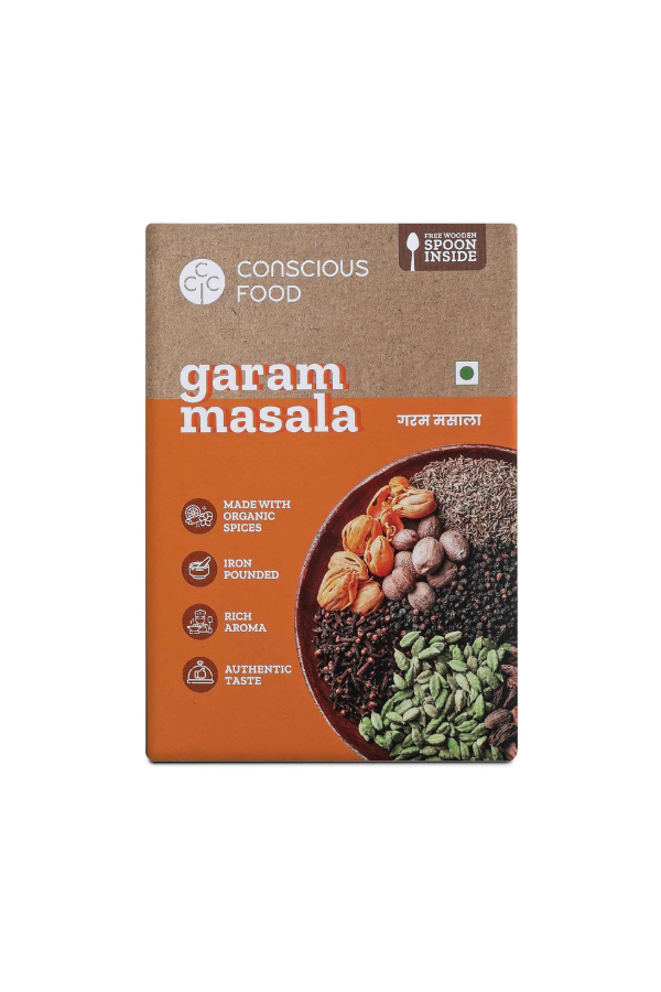 Garam Masala | Made from organic ingredients 200g Pack of 2 (100g X 2)