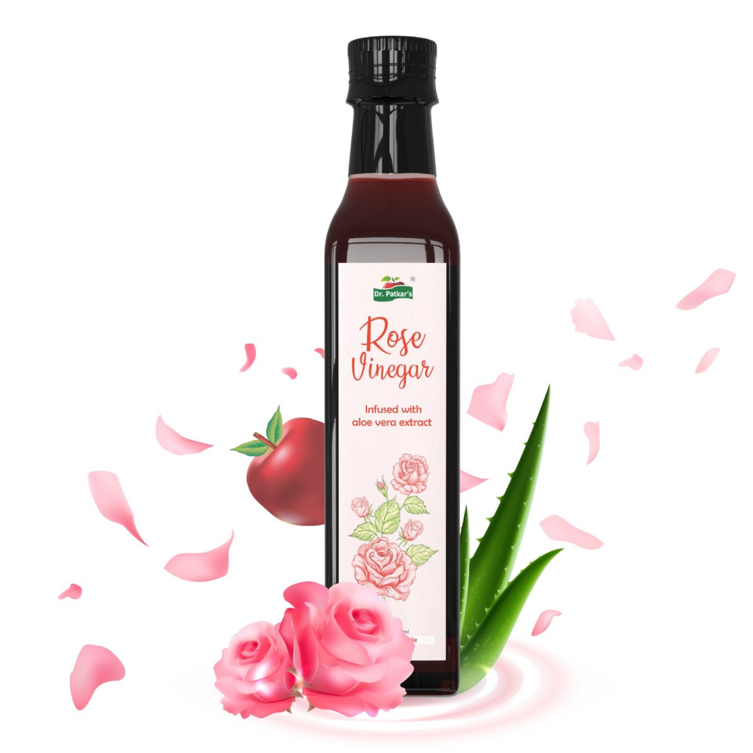 Dr. Patkar's Rose Vinegar Infused With Aloevera Extract 250ml
