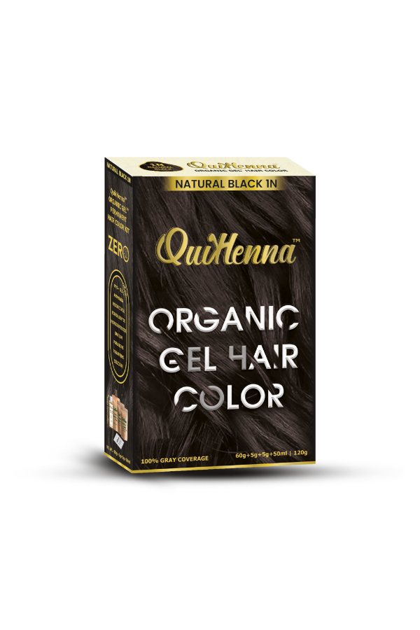 Damage Free Organic Gel Hair Color Natural Black 1N