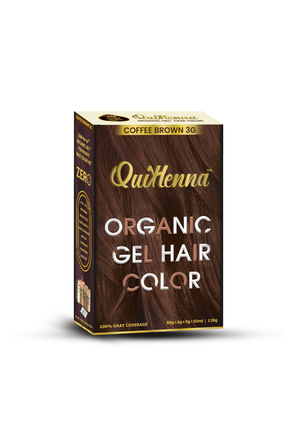 Damage Free Organic Gel Hair Color Coffee Brown 3G