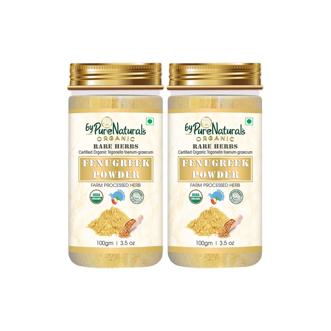 Natural Herbal Organic Fenugreek Powder pack of 2