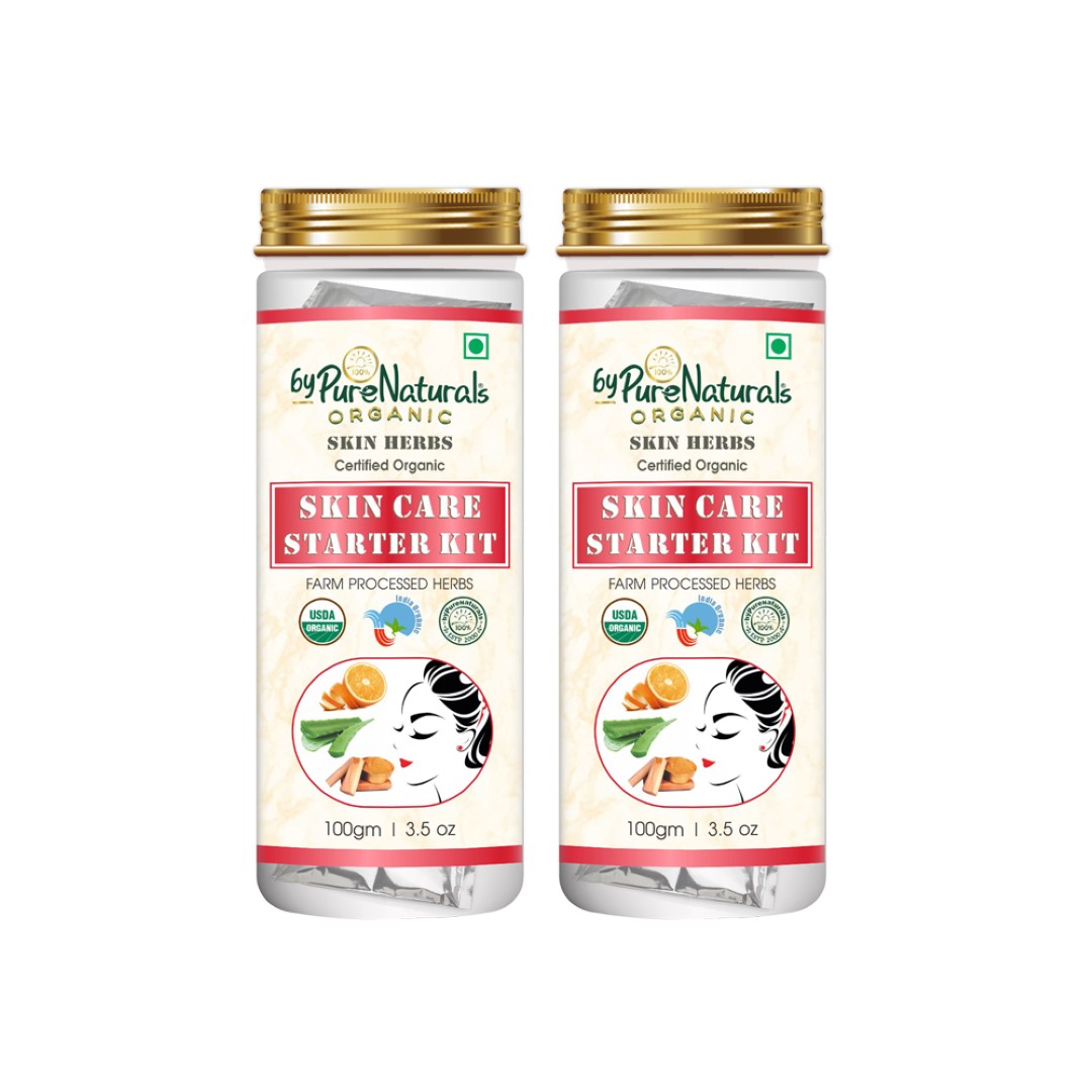 Natural Herbal Organic Skin Care Starter Kit pack of 2