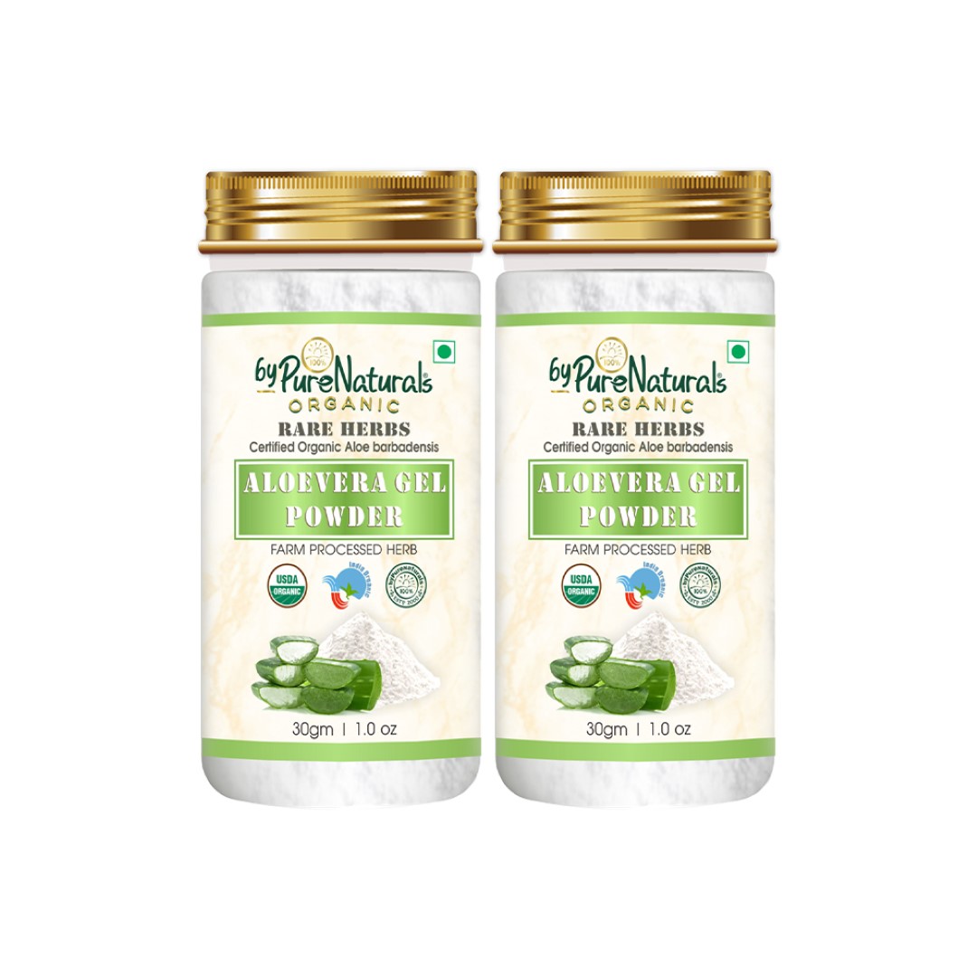 Natural Herbal Organic Aloevera Gel Powder  pack of 2