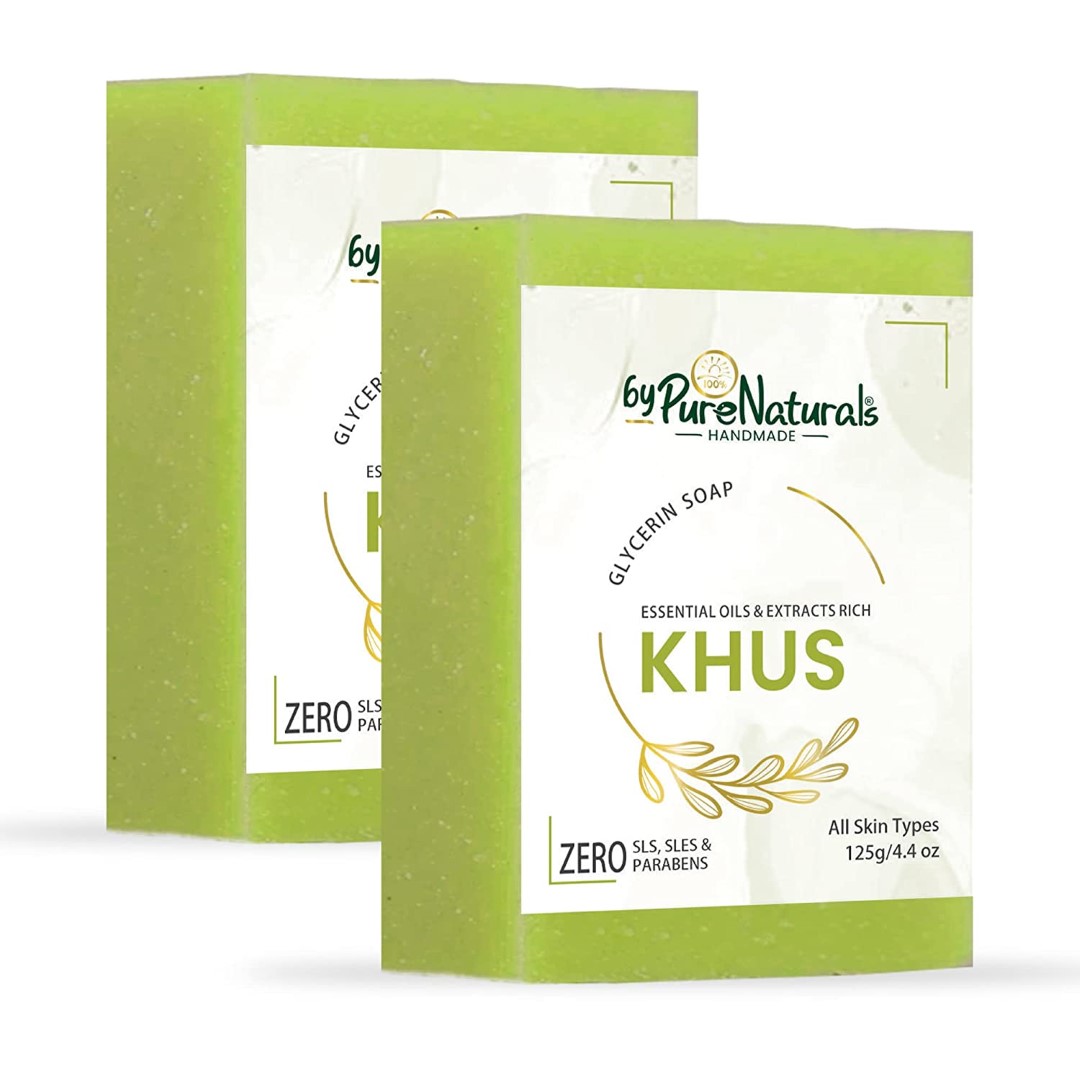 Organic, Mesmerizing, and Natural Glycerin Made Khus Soap For Men Women
