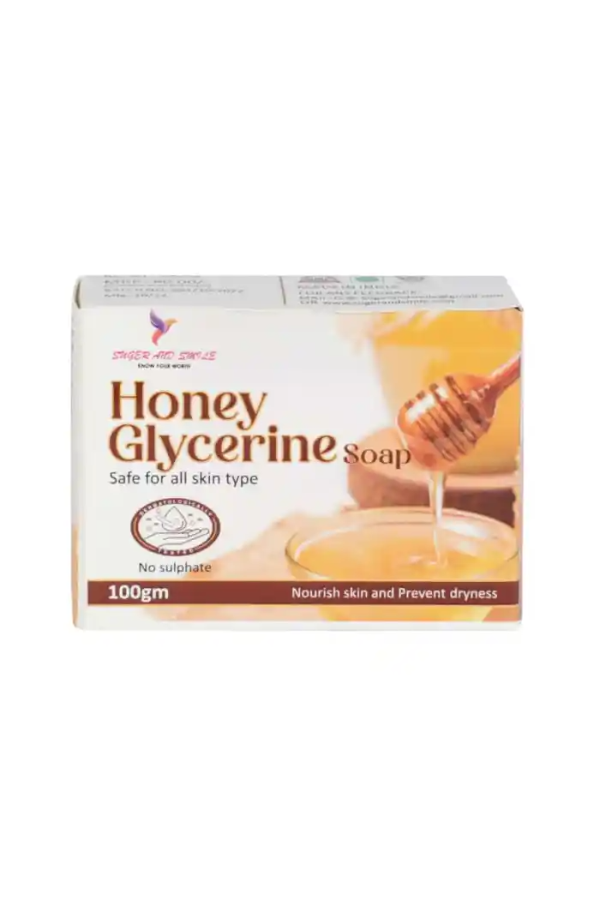 Honey glycerin soap(pack of 4)100g each